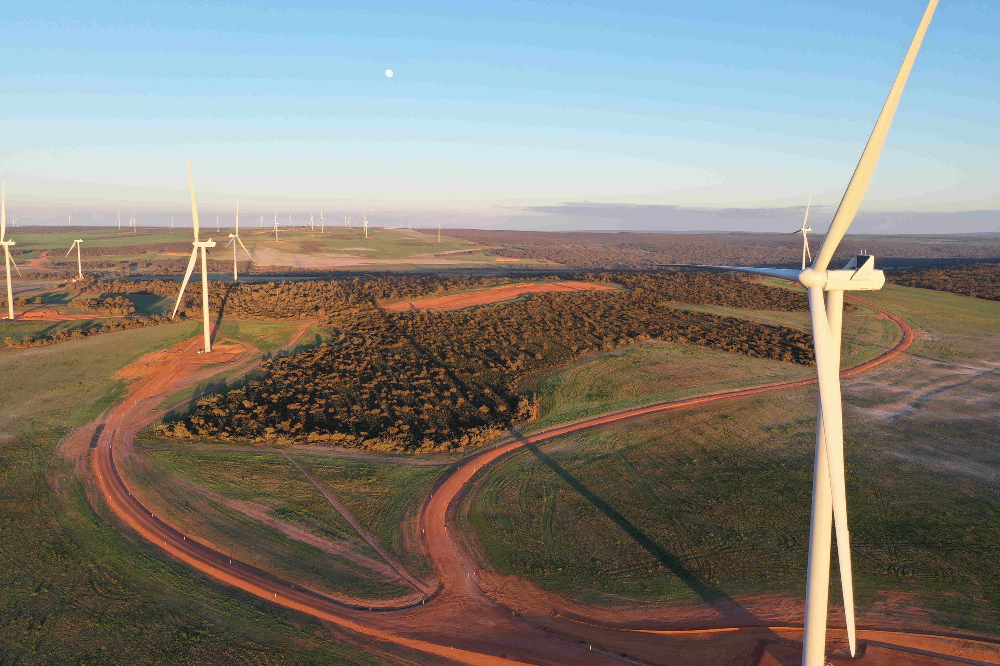 Warradarge wind farm powers up